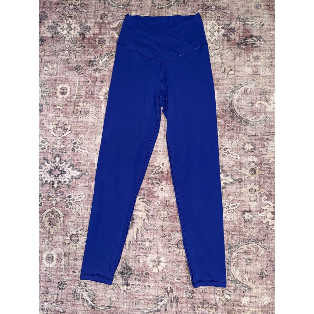 OFFLINE by Aerie Real Me Crossover 7/8 Leggings High Rise Cobalt Blue Womens M